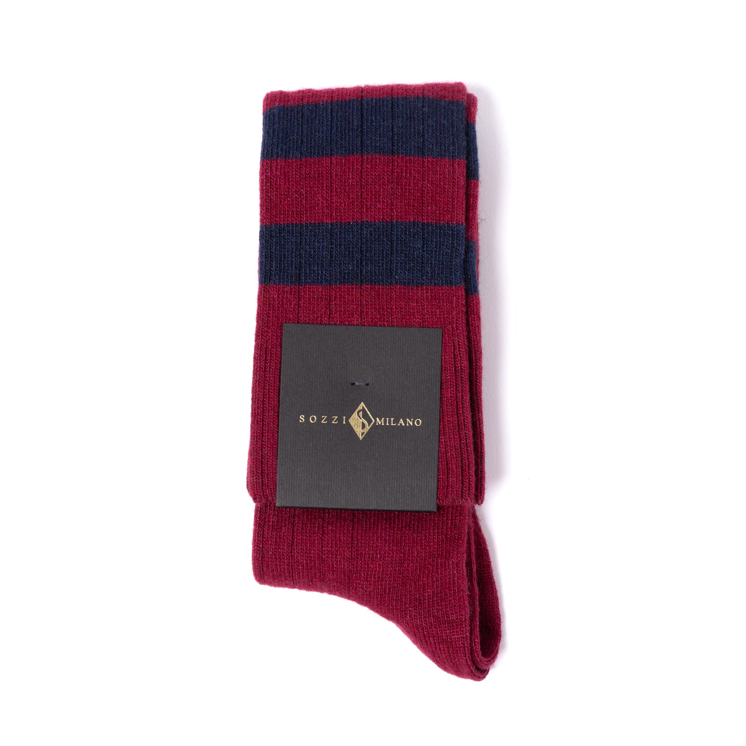Knee sock "College Stripe" from a cashmere blend